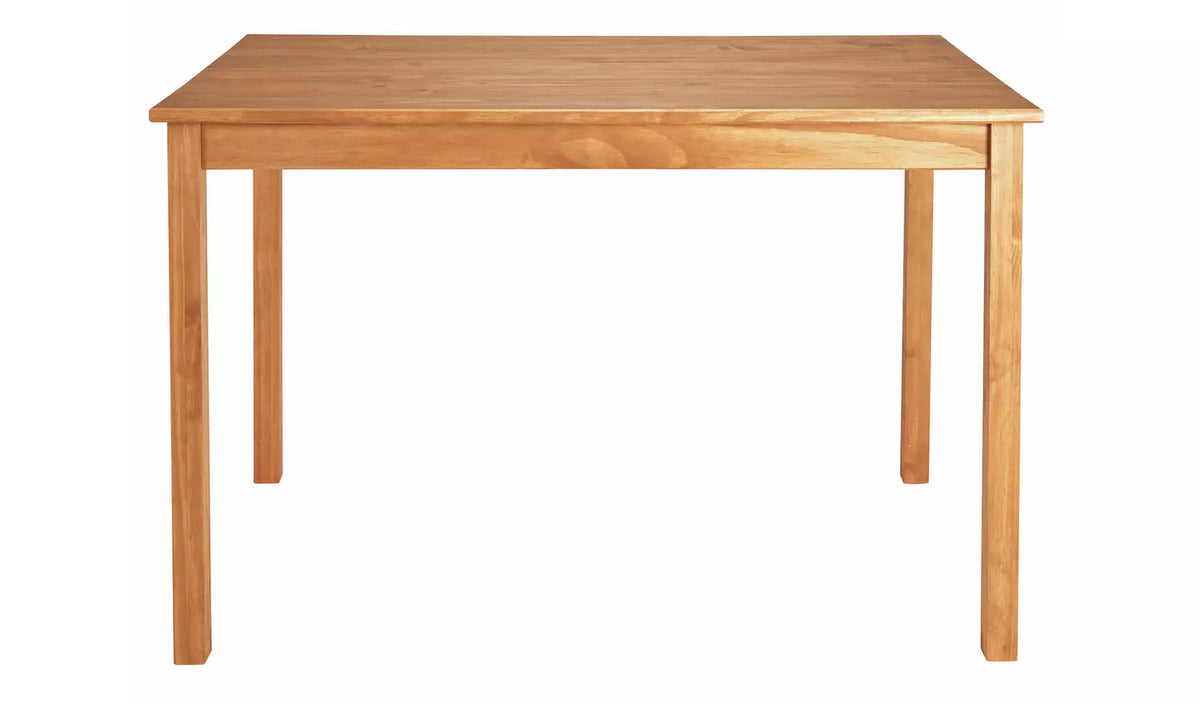 Home Raye Solid Wood 4 Seater Dining Table - Natural