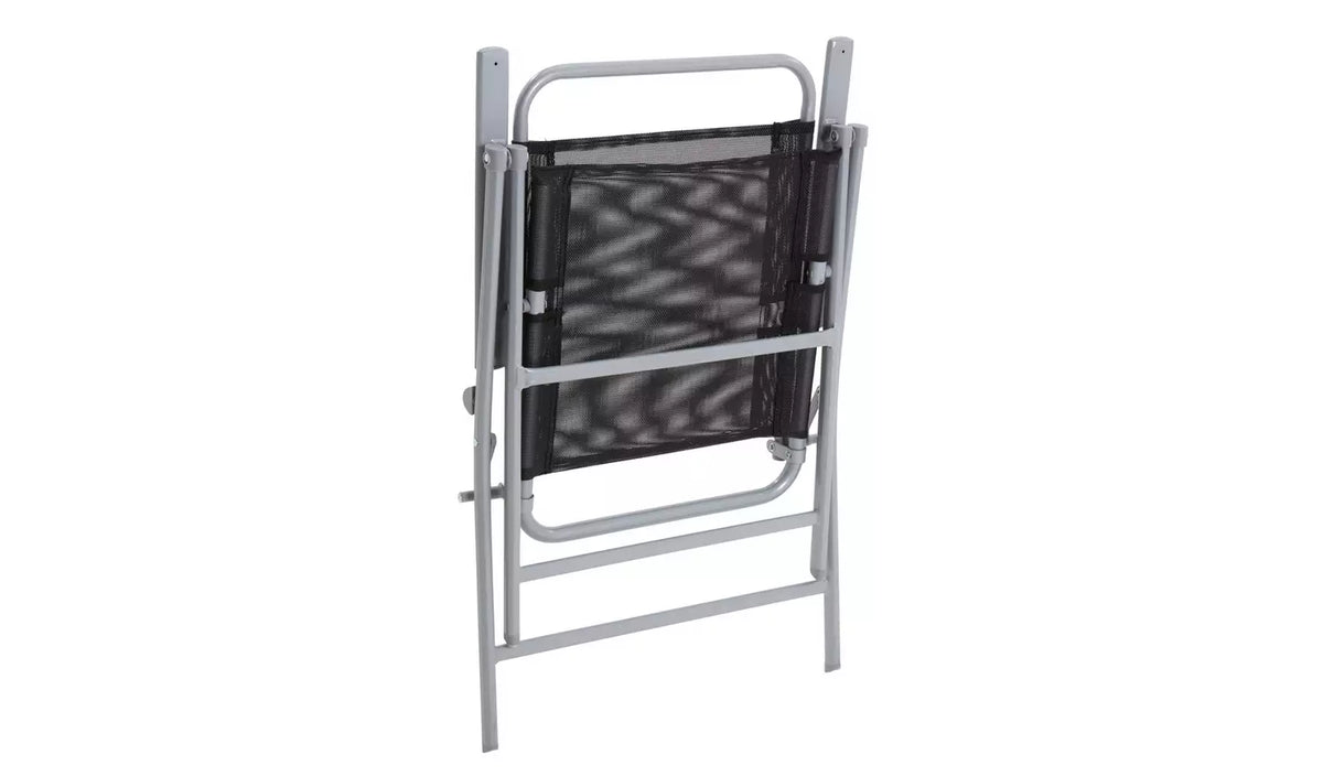 Home Atlantic Set of 2 Folding Metal Garden Chairs