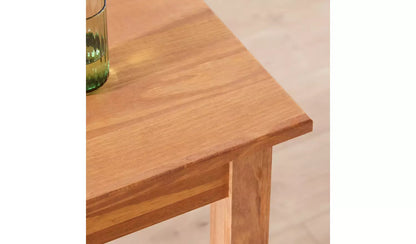 Home Raye Solid Wood 4 Seater Dining Table - Natural