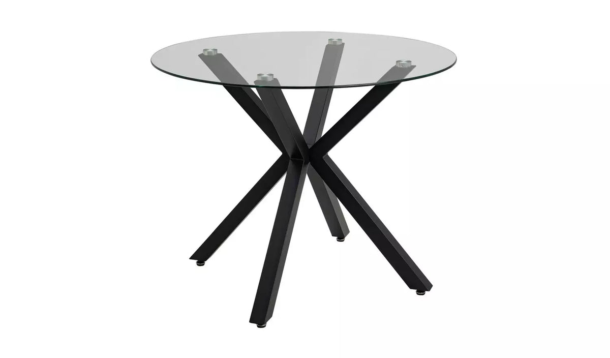 Home Alice 4 Seater Dining Table - Black