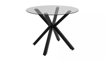 Home Alice 4 Seater Dining Table - Black