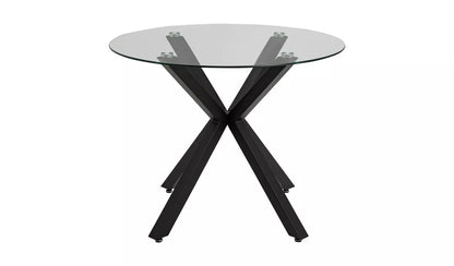 Home Alice 4 Seater Dining Table - Black