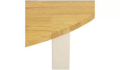 Chicago Solid Wood 2-4 Seater Dining Table - Cream