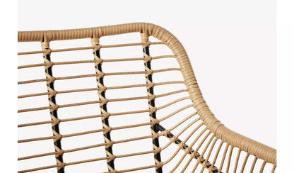 Ross Rattan Effect Garden Chair - Natural