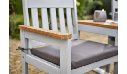 Argos Home Wooden Garden Love Seats - Grey416/5989