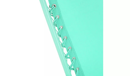 Home Folding Metal Zero Gravity Sun Lounger - Teal