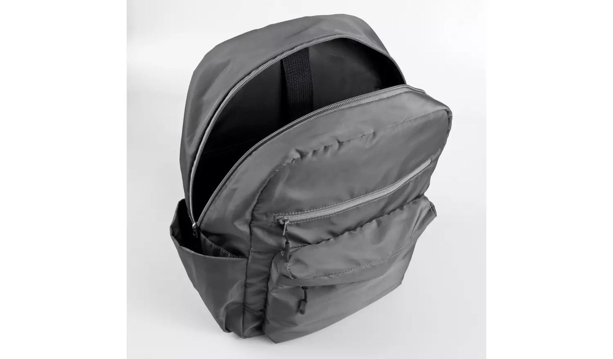 Home Block Colour Grey Backpack