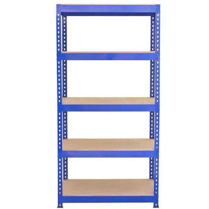 3 X 90Cm Q-rax Blue Metal Racking Units & Workbench