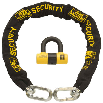 Burg-wachter Kit Sold Secure Gold 1M X 12Mm Motorbike Chain, U-lock Gkm 12Mc 1M Kit U