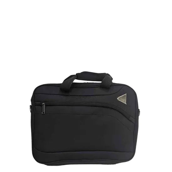 Snowball Corby Laptop Soft Shell Suitcase In Black