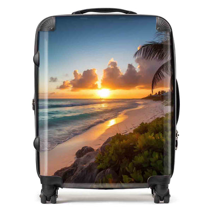 Warren Reed - Designer Sunrise On The Beach Suitcase Large