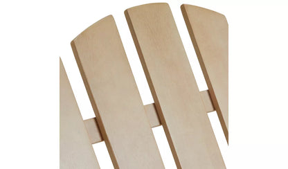 Home Adirondack Wooden Garden Chair - Natural