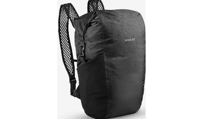 Decathlon Travel Waterproof Foldable Backpack 20L - Black