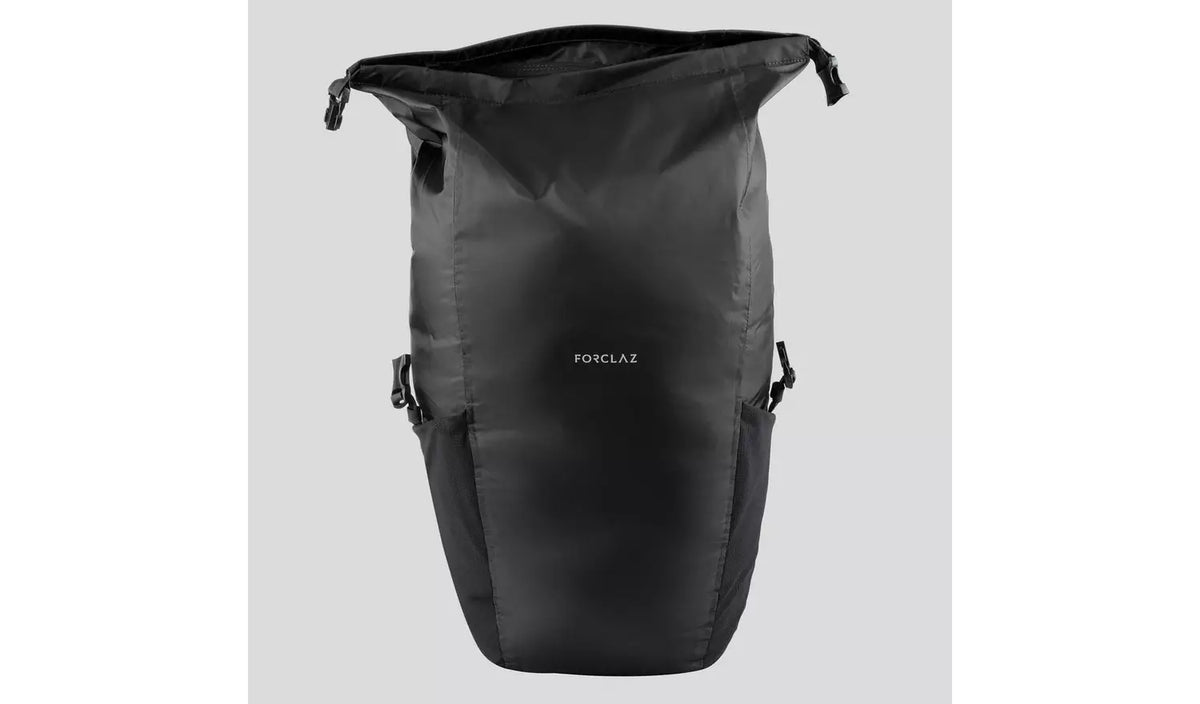 Decathlon Travel Waterproof Foldable Backpack 20L - Black