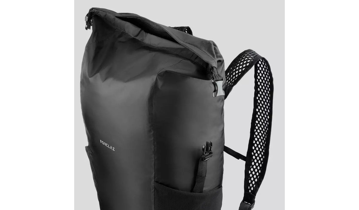 Decathlon Travel Waterproof Foldable Backpack 20L - Black