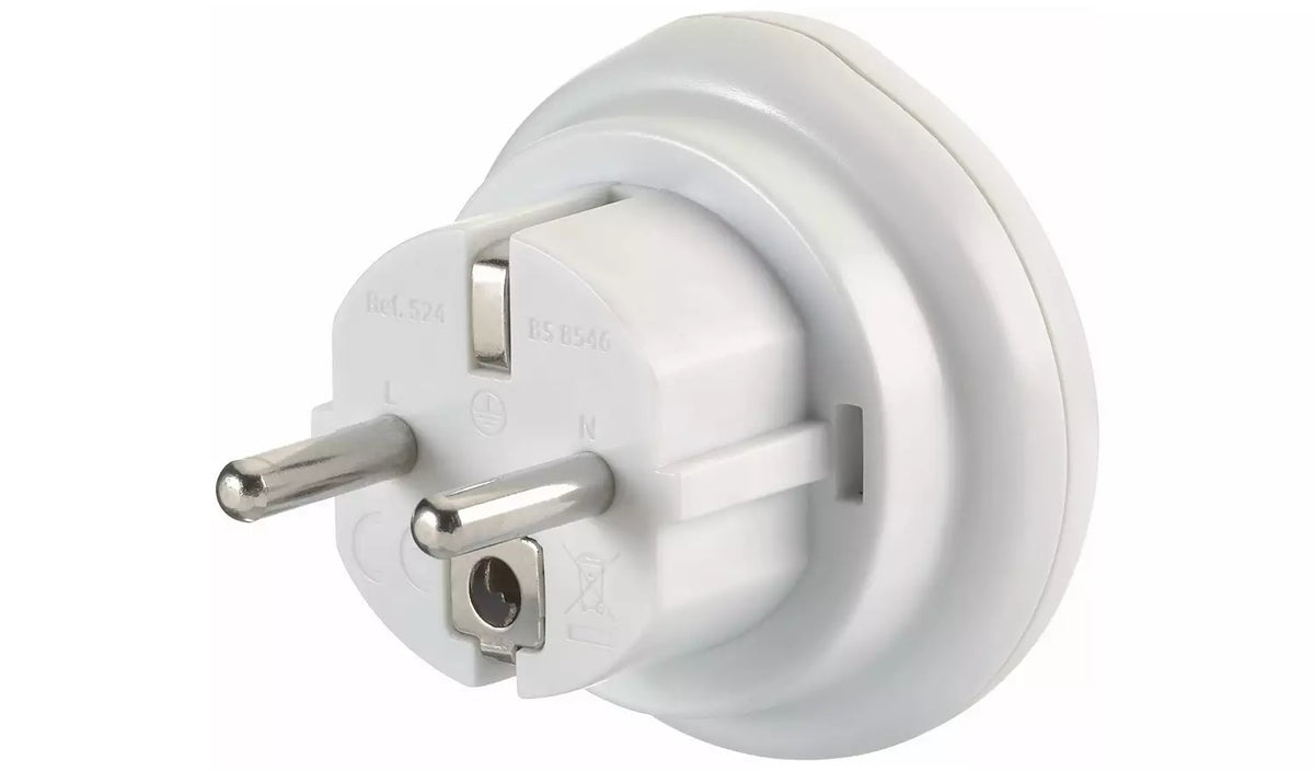 Go Travel UK to Europe Travel Adaptor - Set of 2