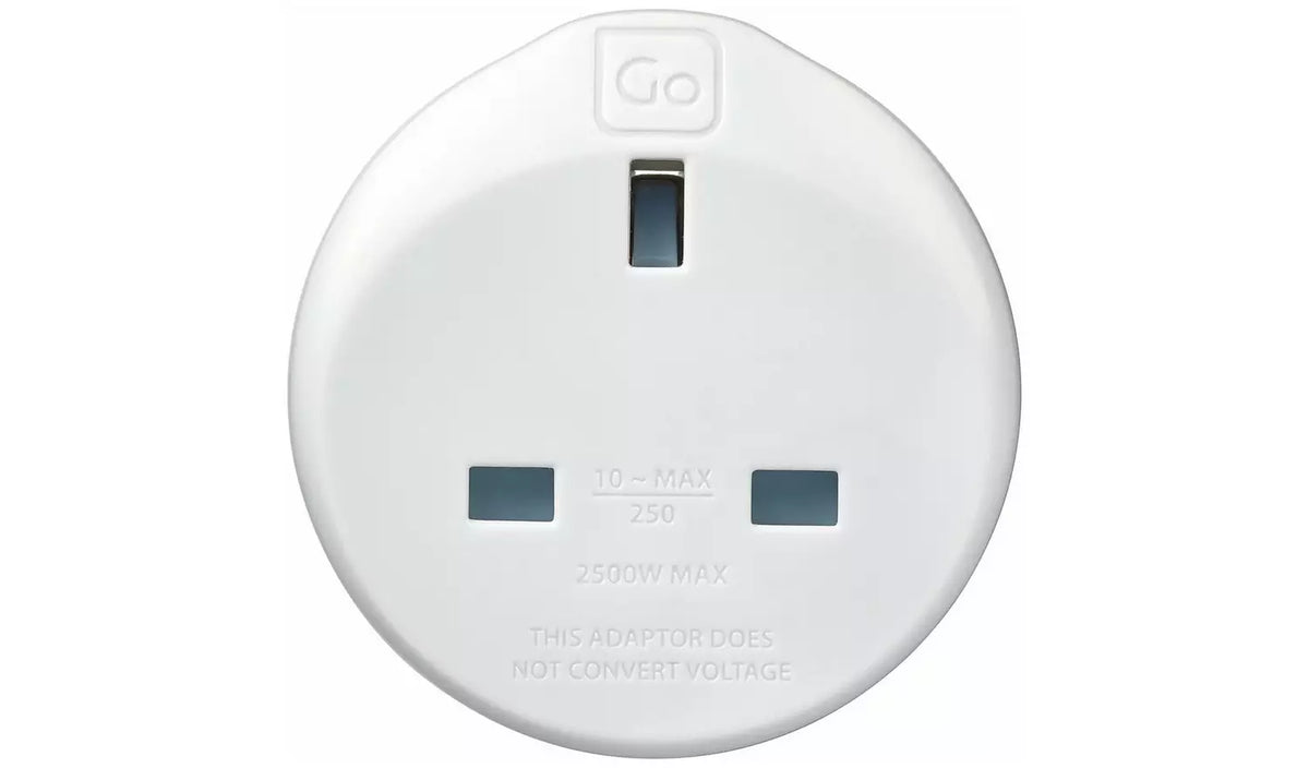 Go Travel UK to Europe Travel Adaptor - Set of 2