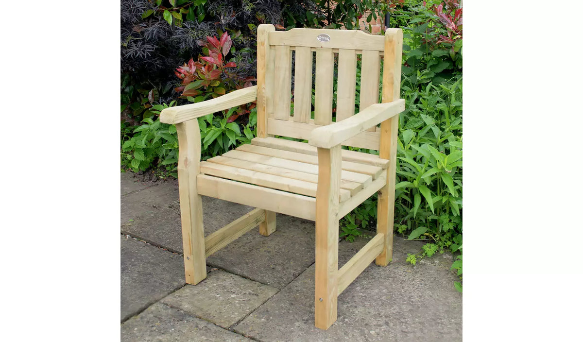 Forest Rosedene Wooden Garden Chair - Natural