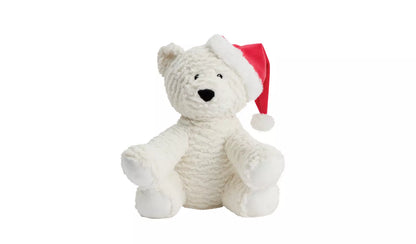 Argos Home Red Santa Hat Polar Bear Soft Toy