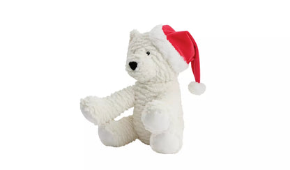 Argos Home Red Santa Hat Polar Bear Soft Toy