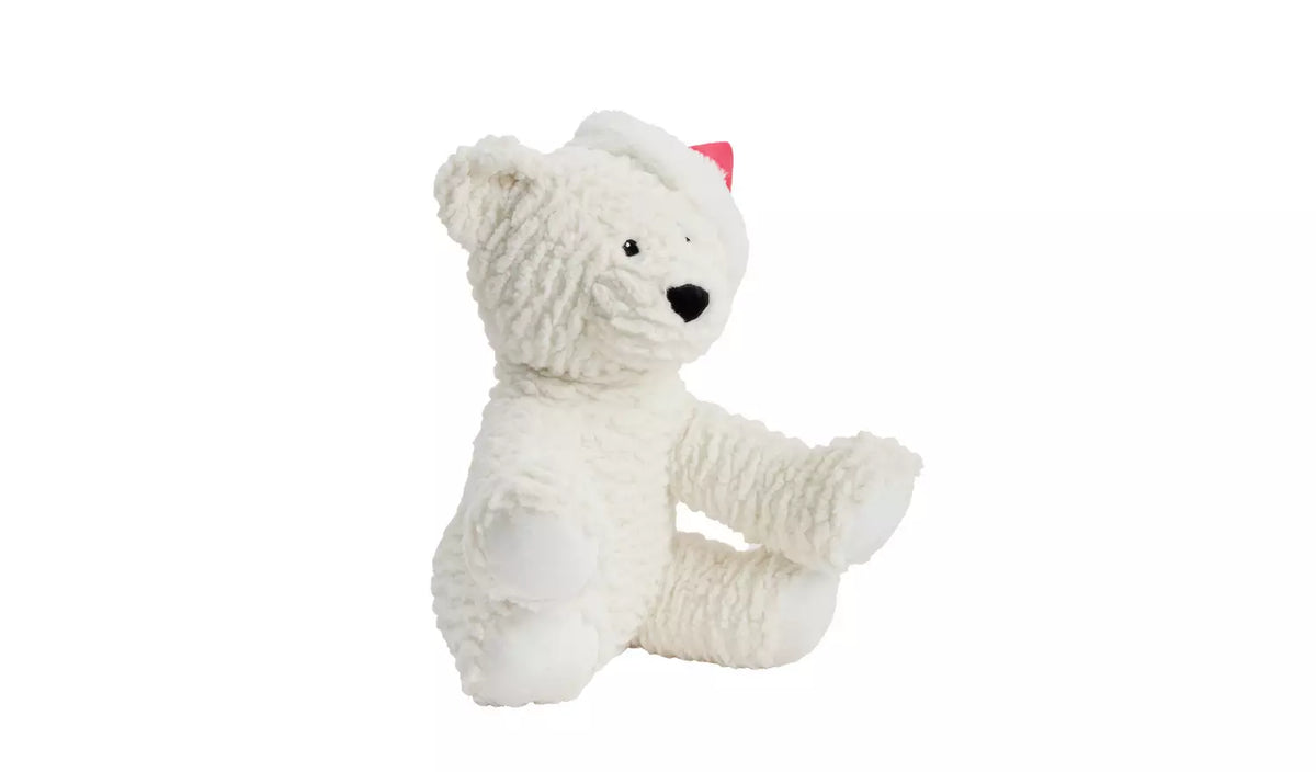 Argos Home Red Santa Hat Polar Bear Soft Toy