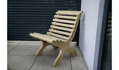 Forest Garden Kuba Wooden Garden Chair - Natura