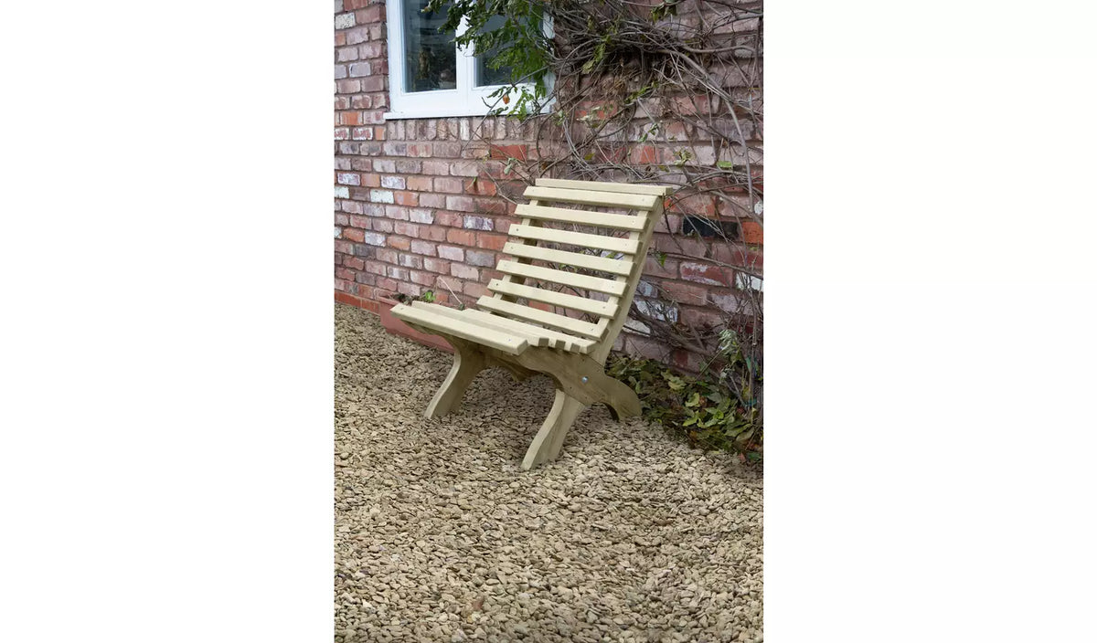 Forest Garden Kuba Wooden Garden Chair - Natura