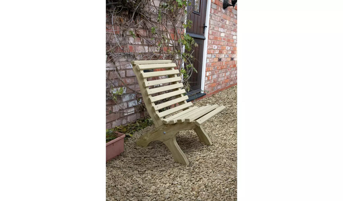 Forest Garden Kuba Wooden Garden Chair - Natura