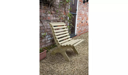 Forest Garden Kuba Wooden Garden Chair - Natura