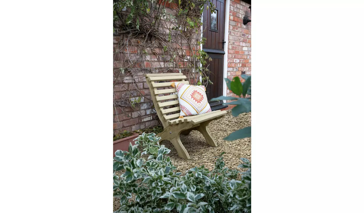 Forest Garden Kuba Wooden Garden Chair - Natura