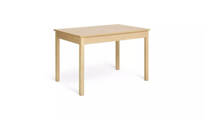Home Sendi Extend wood effect 4-6 Dining Table - Natural