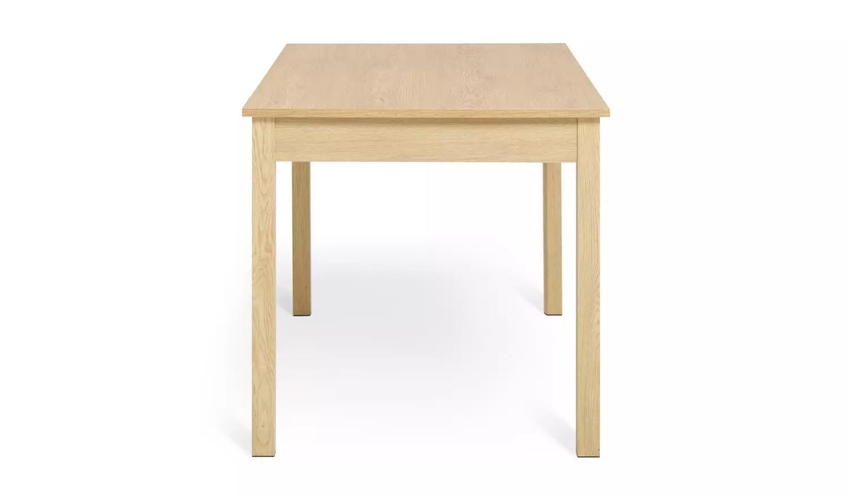 Home Sendi Extend wood effect 4-6 Dining Table - Natural
