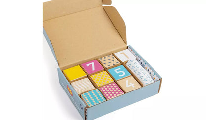 Bigjigs Toys Wooden Number Blocks - 6 Months