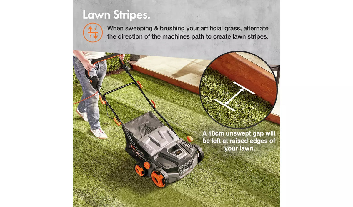 VonHaus Corded Artificial Grass Brush - 1800W