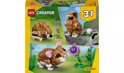 LEGO Creator 3in1 Cute Hamster with a Flower Toy