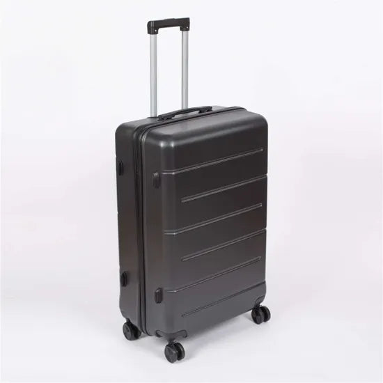 Robert Dyas 4 Wheel Large Suitcase - Dark Charcoal