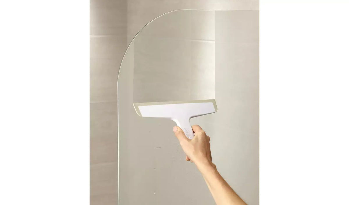 Duo Slimline Squeegee with Hook - White
