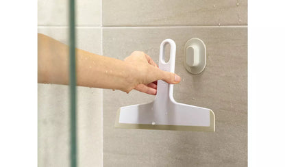 Duo Slimline Squeegee with Hook - White