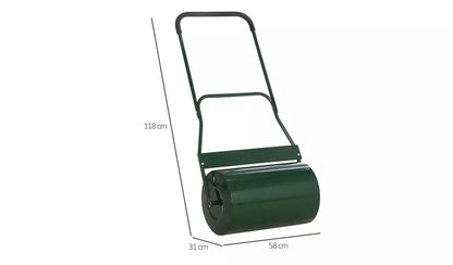 Outsunny 40L Garden Lawn Roller - Green