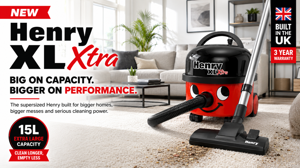 Henry XL Xtra Bagged Cylinder Vacuum Cleaner