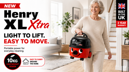 Henry XL Xtra Bagged Cylinder Vacuum Cleaner