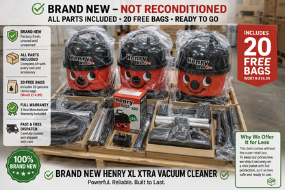 Henry XL Xtra Bagged Cylinder Vacuum Cleaner