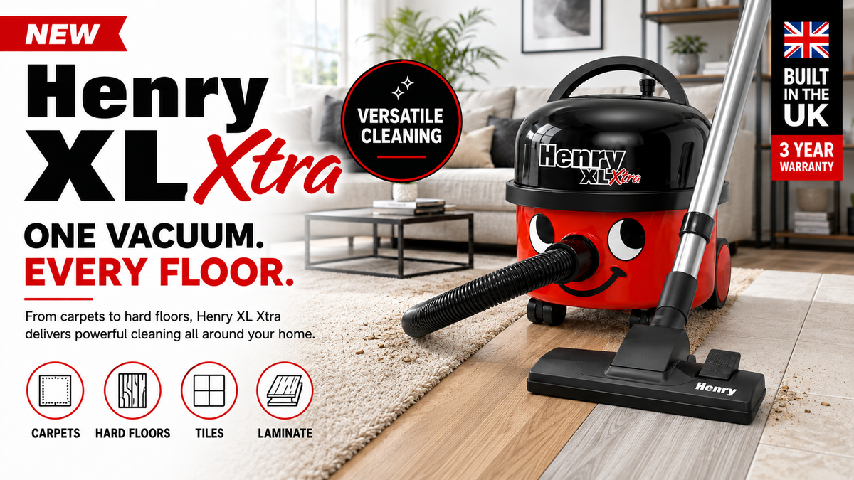 Henry XL Xtra Bagged Cylinder Vacuum Cleaner