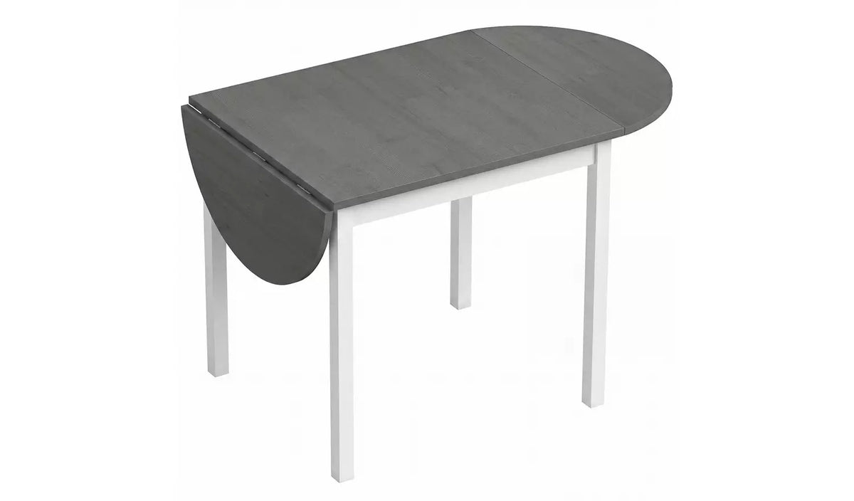 Wooden Foldable Dining Table for Small Spaces - Grey