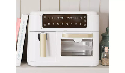 Cello 2-in-1 Double Airfryer and Home Oven - Pebble White