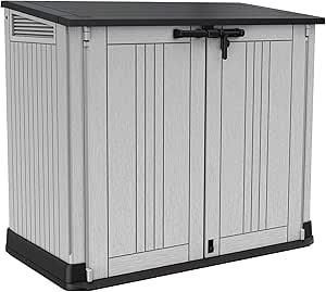 Keter 1200L Extra Large Outdoor Garden Storage Box – Weather Resistant, Lockable Patio & Garden Storage Chest