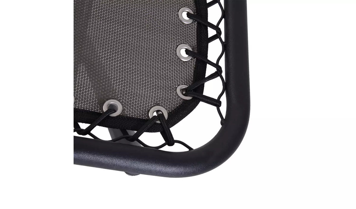 Outsunny Foldable Reclining Garden Sun Lounger Zero Gravity - Grey
