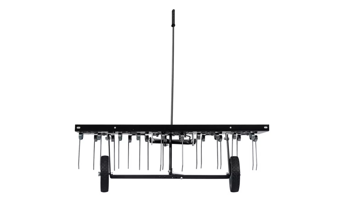 Walplus Steel Scarifier for Ride-on Mower - Black - 102 x 85 x 37 cm