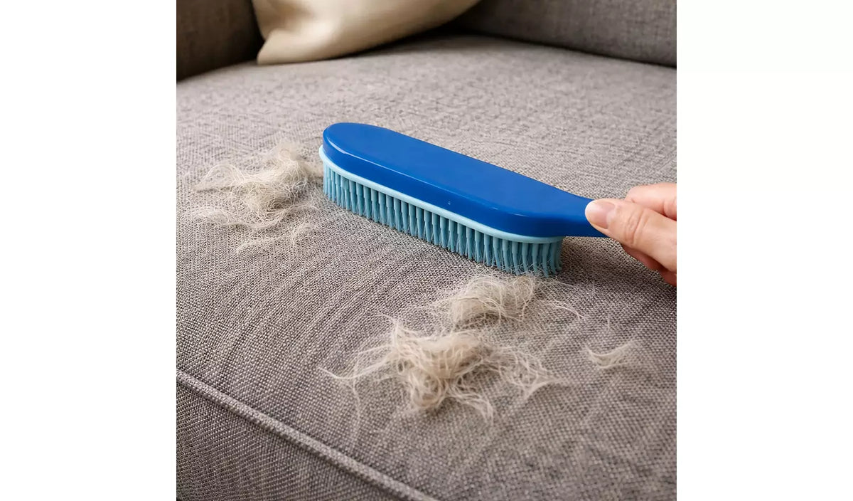 Home Valet Rubber Broom & Hand Brush Set
