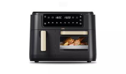 Cello 2-in-1 Double Airfryer and Home Oven - Ash Black